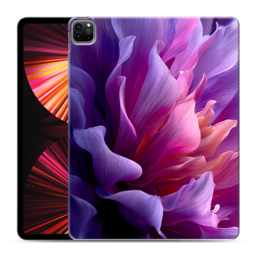 Силиконовый чехол на Ipad Pro 12.9 (2021) с принтом женский цветы Силиконовый чехол на Ipad Pro 12.9 (2021) с принтом женский цветы
