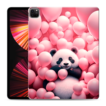 Силиконовый чехол на Ipad Pro 12.9 (2021) с принтом Панда Силиконовый чехол на Ipad Pro 12.9 (2021) с принтом Панда