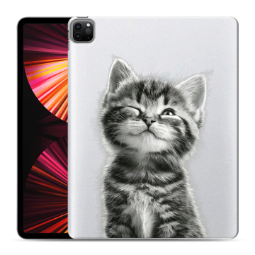 Силиконовый чехол на Ipad Pro 12.9 (2021) с принтом Котенок Силиконовый чехол на Ipad Pro 12.9 (2021) с принтом Котенок