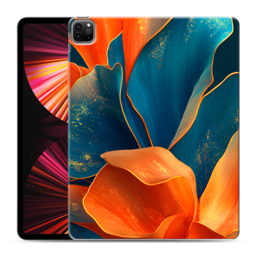 Силиконовый чехол на Ipad Pro 12.9 (2021) с принтом Цветы Силиконовый чехол на Ipad Pro 12.9 (2021) с принтом Цветы