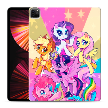 Силиконовый чехол на Ipad Pro 12.9 (2021) с принтом My little pony Дружба чудо Силиконовый чехол на Ipad Pro 12.9 (2021) с принтом My little pony Дружба чудо