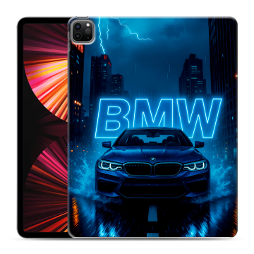 Силиконовый чехол на Ipad Pro 12.9 (2021) с принтом BMW БМВ Силиконовый чехол на Ipad Pro 12.9 (2021) с принтом BMW БМВ