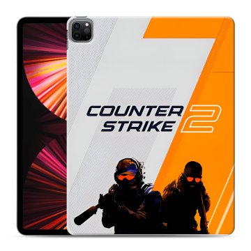 Силиконовый чехол на Ipad Pro 12.9 (2021) с принтом Counter Strike Силиконовый чехол на Ipad Pro 12.9 (2021) с принтом Counter Strike