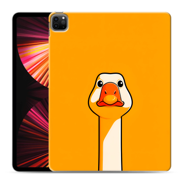 Силиконовый чехол на Ipad Pro 12.9 (2021) с принтом Смешная утка Силиконовый чехол на Ipad Pro 12.9 (2021) с принтом Смешная утка