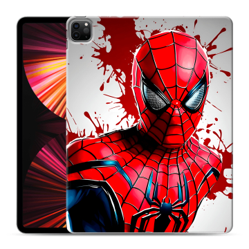 Силиконовый чехол на Ipad Pro 12.9 (2021) с принтом Spiderman Человек паук Силиконовый чехол на Ipad Pro 12.9 (2021) с принтом Spiderman Человек паук