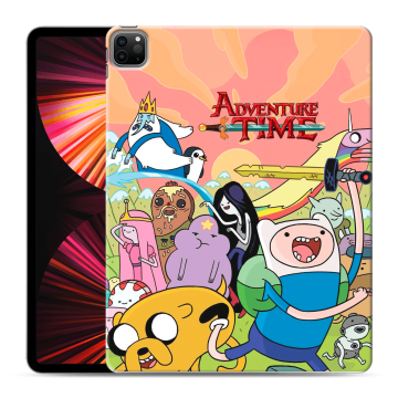 Силиконовый чехол на Ipad Pro 12.9 (2021) с принтом Adventure time Время приключений Силиконовый чехол на Ipad Pro 12.9 (2021) с принтом Adventure time Время приключений