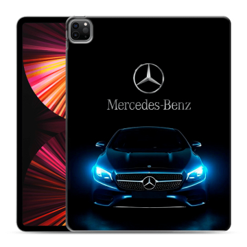 Силиконовый чехол на Ipad Pro 12.9 (2021) с принтом Mercedes Мерседес