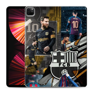 Силиконовый чехол на Ipad Pro 12.9 (2021) с принтом Messi Barcelona Силиконовый чехол на Ipad Pro 12.9 (2021) с принтом Messi Barcelona