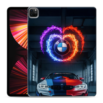 Силиконовый чехол на Ipad Pro 12.9 (2021) с принтом BMW БМВ Силиконовый чехол на Ipad Pro 12.9 (2021) с принтом BMW БМВ
