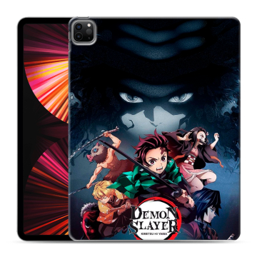 Силиконовый чехол на Ipad Pro 12.9 (2021) с принтом Demon Slayer Клинок рассекающий демонов Силиконовый чехол на Ipad Pro 12.9 (2021) с принтом Demon Slayer Клинок рассекающий демонов