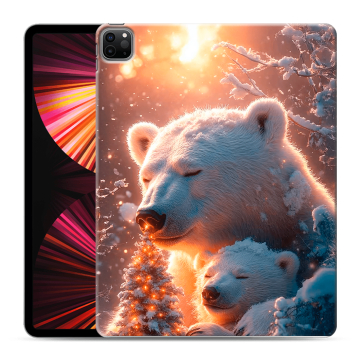 Силиконовый чехол на Ipad Pro 12.9 (2021) с принтом Новый год Силиконовый чехол на Ipad Pro 12.9 (2021) с принтом Новый год