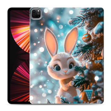 Силиконовый чехол на Ipad Pro 12.9 (2021) с принтом Новый год Силиконовый чехол на Ipad Pro 12.9 (2021) с принтом Новый год