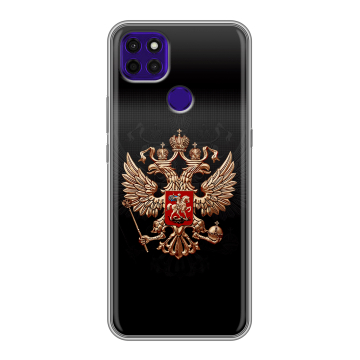Силиконовый чехол на Lenovo K12 Pro с принтом Герб России