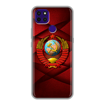 Силиконовый чехол на Lenovo K12 Pro с принтом Герб СССР