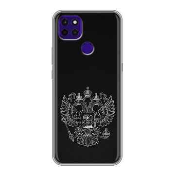 Силиконовый чехол на Lenovo K12 Pro с принтом Герб России