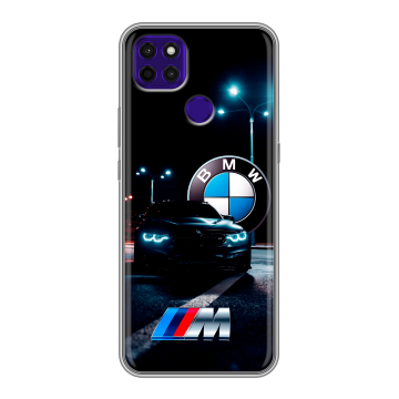 Силиконовый чехол на Lenovo K12 Pro с принтом БМВ BMW Силиконовый чехол на Lenovo K12 Pro с принтом БМВ BMW