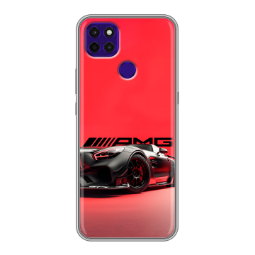 Силиконовый чехол на Lenovo K12 Pro с принтом Мерседес Mercedes AMG