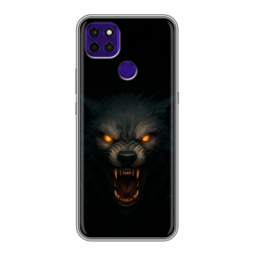 Силиконовый чехол на Lenovo K12 Pro с принтом Волк