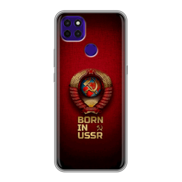 Силиконовый чехол на Lenovo K12 Pro с принтом Флаг Герб СССР