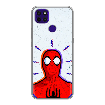 Силиконовый чехол на Lenovo K12 Pro с принтом Spiderman Человек паук