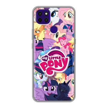 Силиконовый чехол на Lenovo K12 Pro с принтом My little pony Дружба чудо
