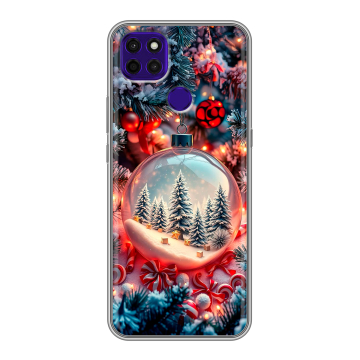Силиконовый чехол на Lenovo K12 Pro с принтом Новый год