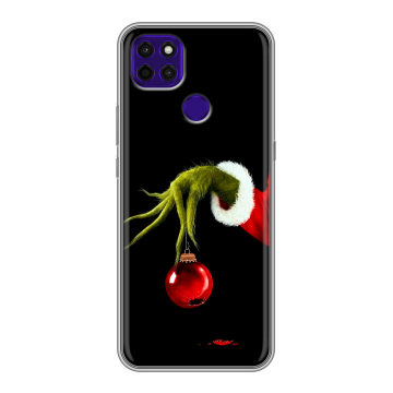 Силиконовый чехол на Lenovo K12 Pro с принтом Новый год Гринч