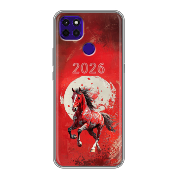Силиконовый чехол на Lenovo K12 Pro с принтом Новый год