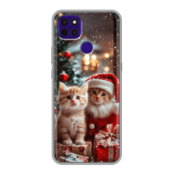 Силиконовый чехол на Lenovo K12 Pro с принтом Новый год