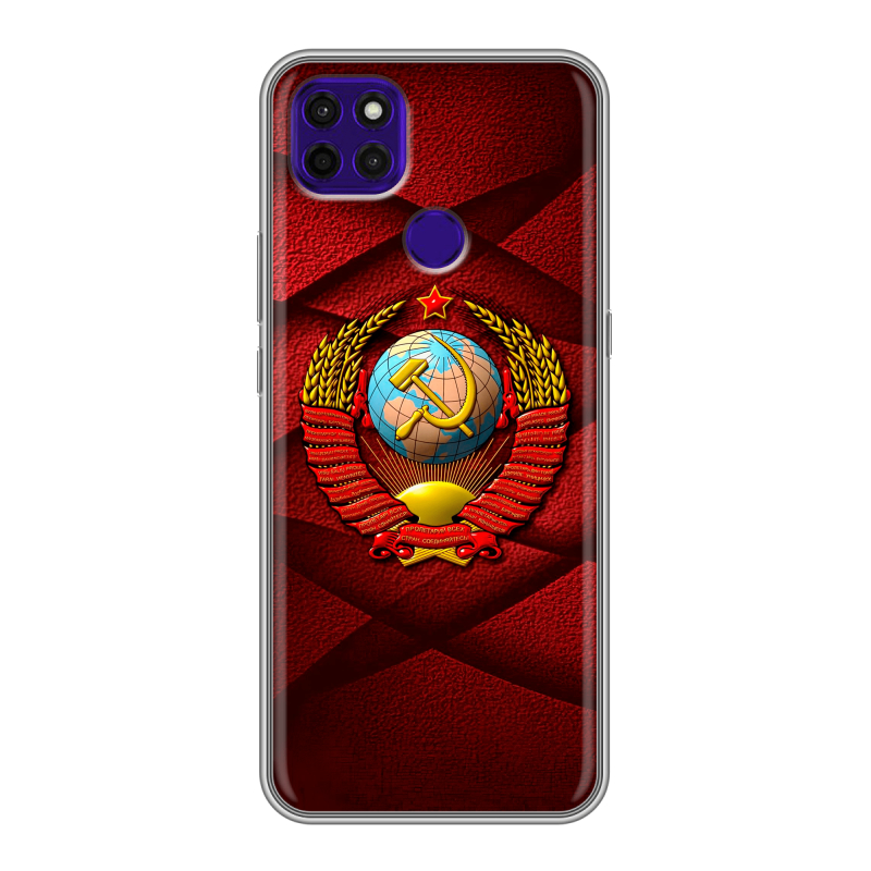 Силиконовый чехол на Lenovo K12 Pro с принтом Герб СССР Силиконовый чехол на Lenovo K12 Pro с принтом Герб СССР