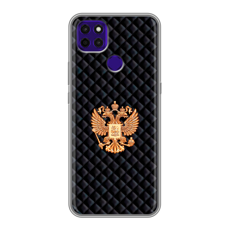 Силиконовый чехол на Lenovo K12 Pro с принтом Герб России принт Силиконовый чехол на Lenovo K12 Pro с принтом Герб России принт