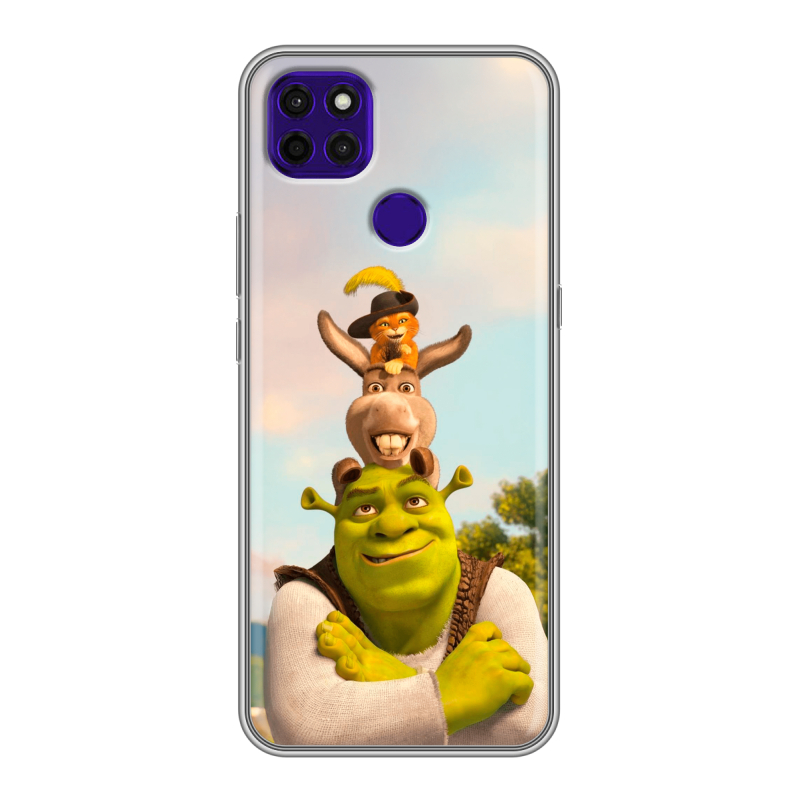Силиконовый чехол на Lenovo K12 Pro с принтом Шрек Shrek Силиконовый чехол на Lenovo K12 Pro с принтом Шрек Shrek