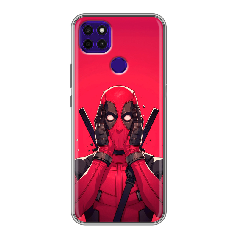 Силиконовый чехол на Lenovo K12 Pro с принтом Дедпул Deadpool Силиконовый чехол на Lenovo K12 Pro с принтом Дедпул Deadpool