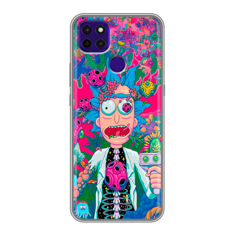 Силиконовый чехол на Lenovo K12 Pro с принтом Рик и Морти Rick Morty Силиконовый чехол на Lenovo K12 Pro с принтом Рик и Морти Rick Morty