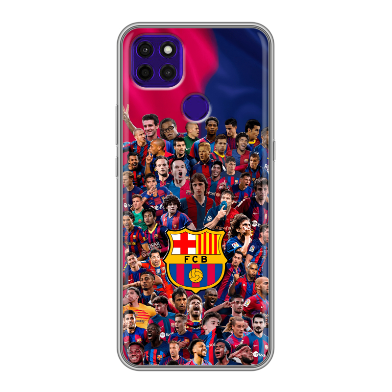 Силиконовый чехол на Lenovo K12 Pro с принтом Барселона Barcelona Силиконовый чехол на Lenovo K12 Pro с принтом Барселона Barcelona