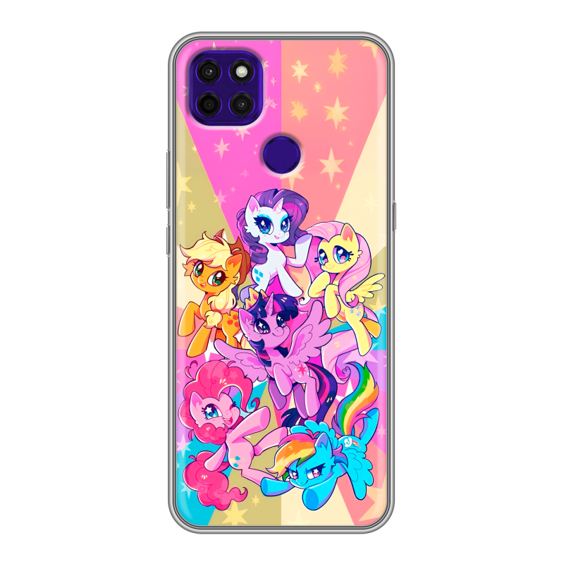 Силиконовый чехол на Lenovo K12 Pro с принтом My little pony Дружба чудо Силиконовый чехол на Lenovo K12 Pro с принтом My little pony Дружба чудо