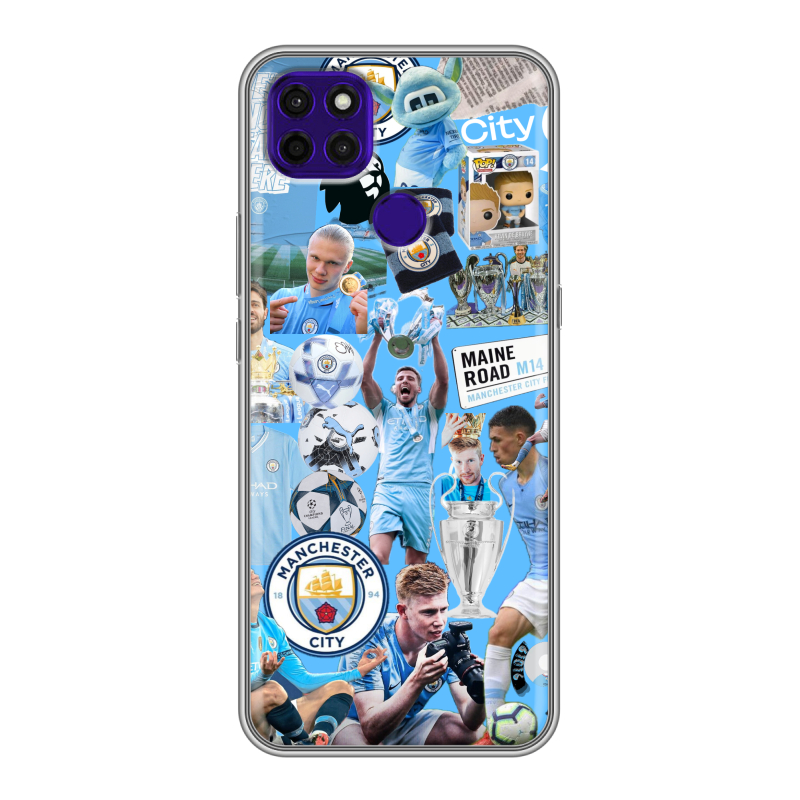 Силиконовый чехол на Lenovo K12 Pro с принтом Man City Манчестер Сити Силиконовый чехол на Lenovo K12 Pro с принтом Man City Манчестер Сити