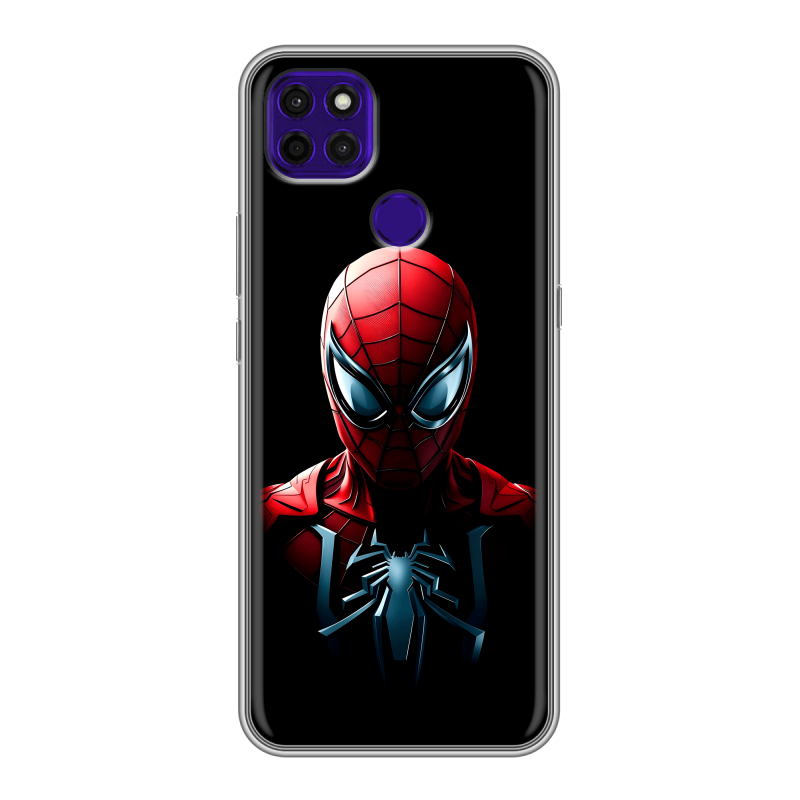Силиконовый чехол на Lenovo K12 Pro с принтом Spiderman Человек паук Силиконовый чехол на Lenovo K12 Pro с принтом Spiderman Человек паук