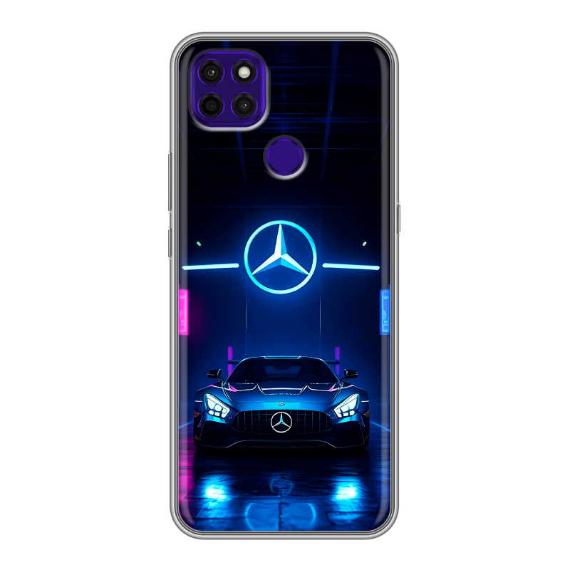 Силиконовый чехол на Lenovo K12 Pro с принтом Mercedes Мерседес Силиконовый чехол на Lenovo K12 Pro с принтом Mercedes Мерседес
