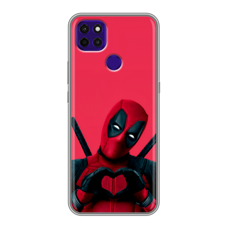 Силиконовый чехол на Lenovo K12 Pro с принтом Дедпул Deadpool Силиконовый чехол на Lenovo K12 Pro с принтом Дедпул Deadpool