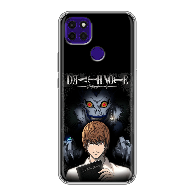 Силиконовый противоударный чехол на Lenovo K12 Pro с принтом Death note Тетрадь смерти Силиконовый противоударный чехол на Lenovo K12 Pro с принтом Death note Тетрадь смерти