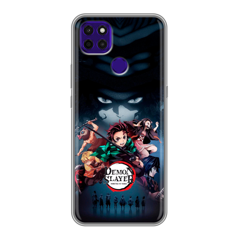 Силиконовый чехол на Lenovo K12 Pro с принтом Demon Slayer Клинок рассекающий демонов Силиконовый чехол на Lenovo K12 Pro с принтом Demon Slayer Клинок рассекающий демонов