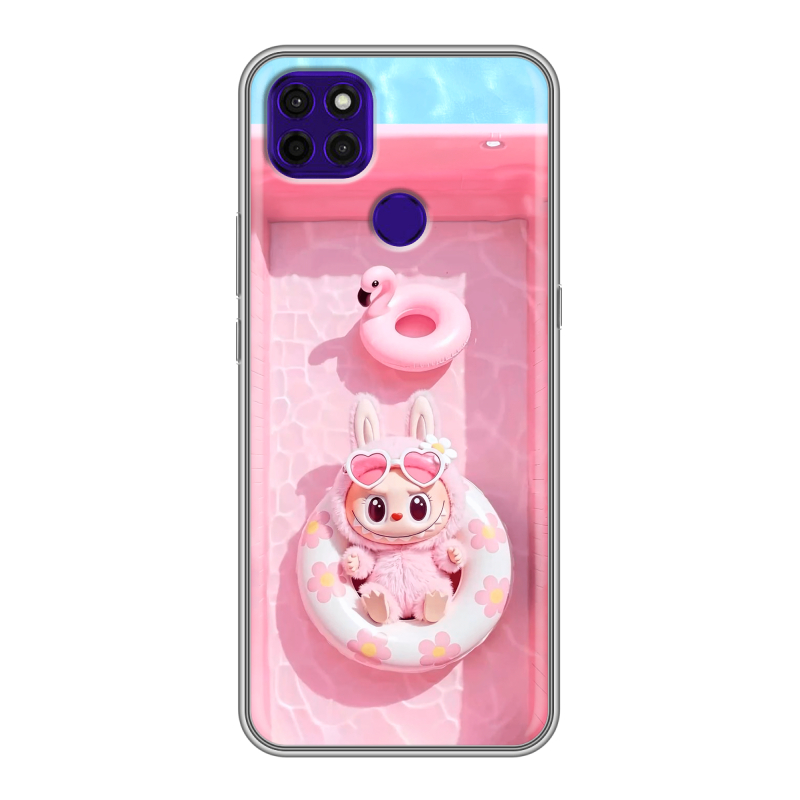 Силиконовый чехол на Lenovo K12 Pro с принтом Labubu Лабубу Силиконовый чехол на Lenovo K12 Pro с принтом Labubu Лабубу
