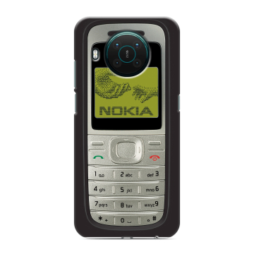 Силиконовый противоударный чехол на Nokia X10 с принтом Ретро Нокия
