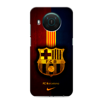 Силиконовый противоударный чехол на Nokia X10 с принтом Барселона Barcelona