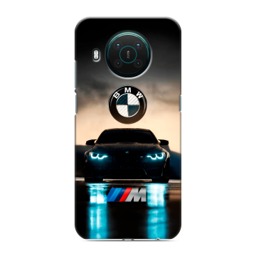 Силиконовый противоударный чехол на Nokia X10 с принтом БМВ BMW