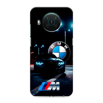 Силиконовый противоударный чехол на Nokia X10 с принтом БМВ BMW