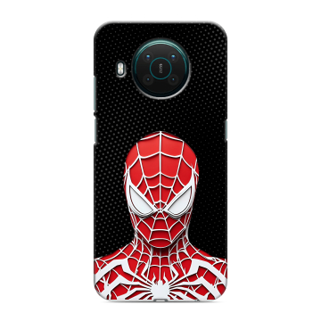 Силиконовый противоударный чехол на Nokia X10 с принтом человек паук spiderman
