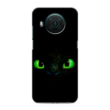 Силиконовый противоударный чехол на Nokia X10 с принтом Как приручить дракона