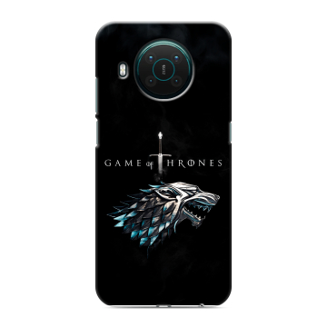 Силиконовый противоударный чехол на Nokia X10 с принтом Игра Престолов Game Thrones